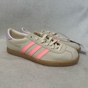 Adidas Kids Sneakers - Pink, Tan, and Purple